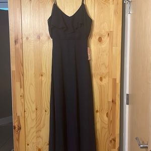 *NEW WITH TAGS* Birdy Grey Navy Blue polyester bridesmaid dress size M